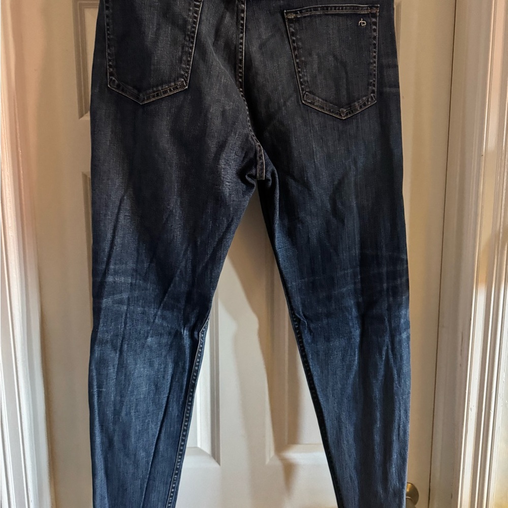 Rag & Bone Men's Dark Blue Jeans - Picture 2 of 5